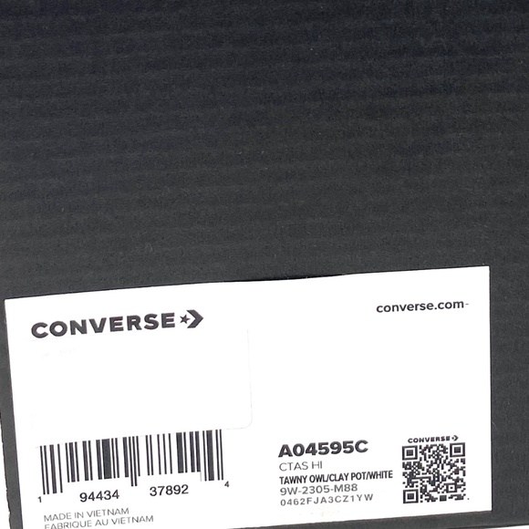 Converse Chuck Taylor Hi Shoes Casual Sneakers For Women Synthetic Brown A04595C - Picture 7 of 8